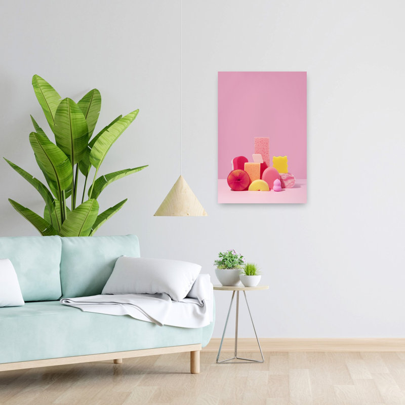 Deshawnte Contemporary Art Abstract Contemporary Wall Art - Wrapped Canvas Print, 60.96 cm H x 40.64 cm W