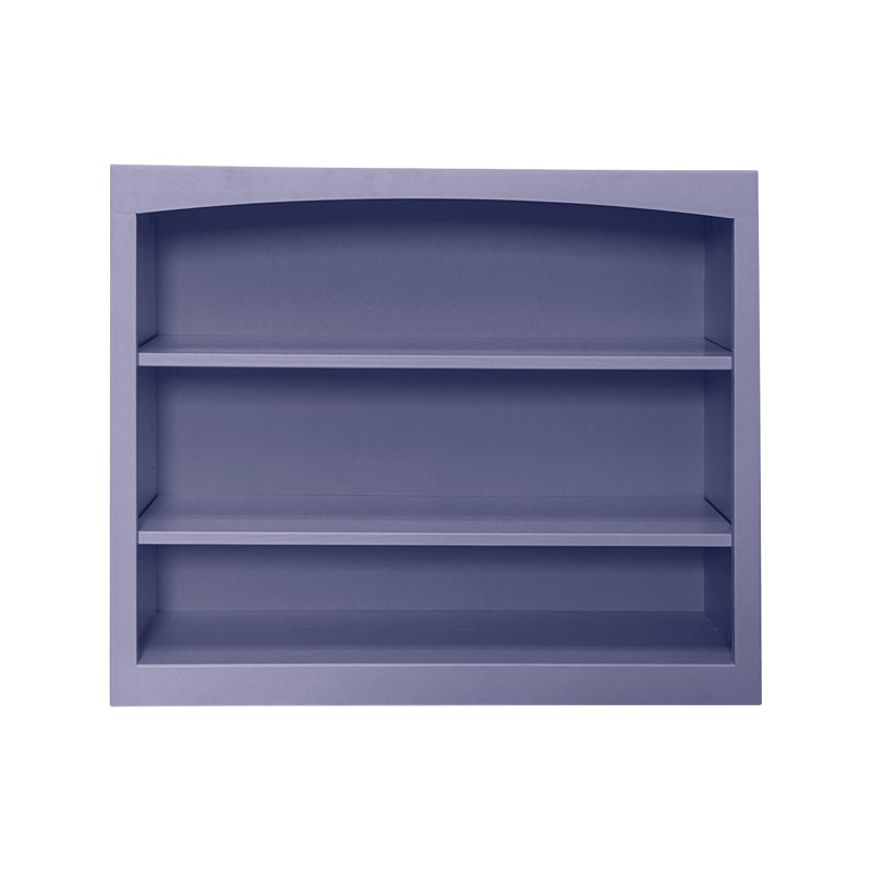 Bibliothèque classique Ossy, (3 tablettes) H 30 po x l 36 po x P 12 po, Bleu Wedgewood