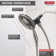 In2ition 2-in-1 Dual Hand Held Shower Head, 3-Spray Detachable Round Shower Head 1.75 GPM