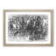 Birds Eye View of New York City in Abstract - Picture Frame Graphic Art Print-55685878-55685877
