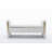Teddy Fabric Storage Bench Bedroom Bench With Gold Metal Trim Strip