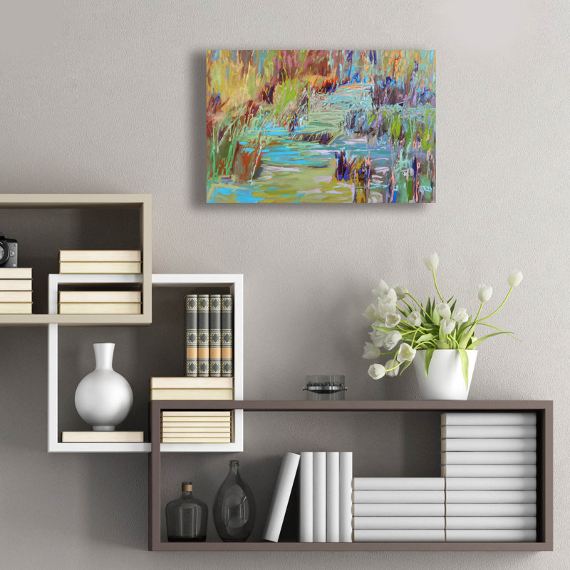 " Winding Through " by Jane Schmidt, 16" H x 24" W