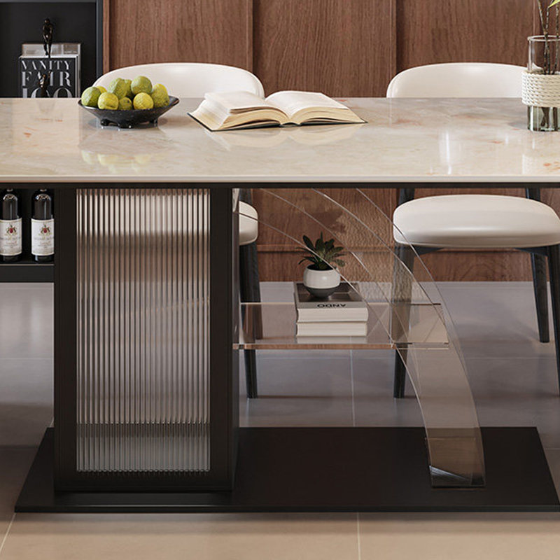 Bureau multifonctionnel au design moderne et luxueux, H 29,52 po x l 78,74 po x P 31,49 po