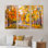 " Full Of Fallen Leaves " 3 - Pieces Painting Print