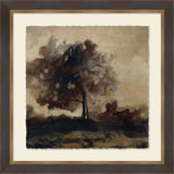 Crackled Reminiscent Countryside V Painting