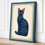 Botanical Cat Boho - Wrapped Canvas-679718476-679718523