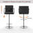 Bar Stools Set , Adjustable Counter Bar Chairs With Arms, PU Leather, 360° Swivel, Gas Lift Stools For Home Kitchen-1861158793-1867590049