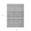 Tapis intérieur lavable rayé argenté 10 pi x 14 pi
