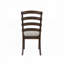 Chaise rembourrée à structure en bois