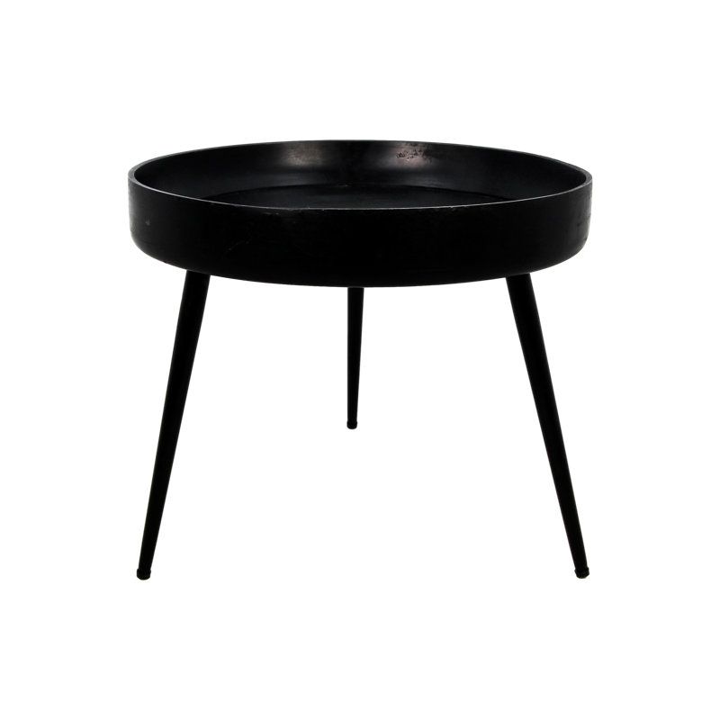 Muni Tray Top End Table, Black
