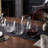 4-Piece Stemless Etched Drinking Red Wine Glasses
