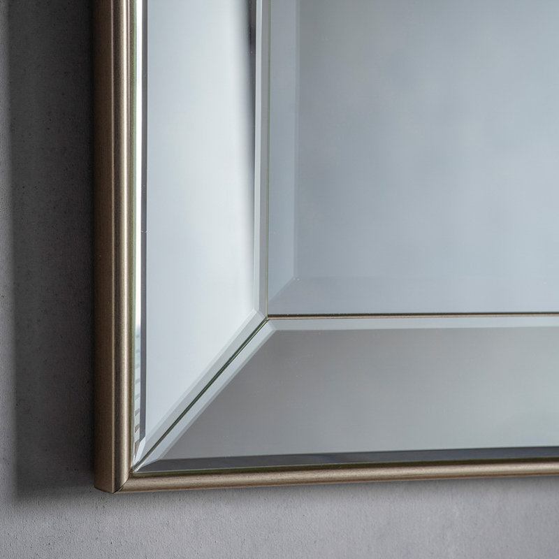 Geert Thora Metal Framed Full Length Arch Mirror, Silver, 60 cm H x 90 cm W