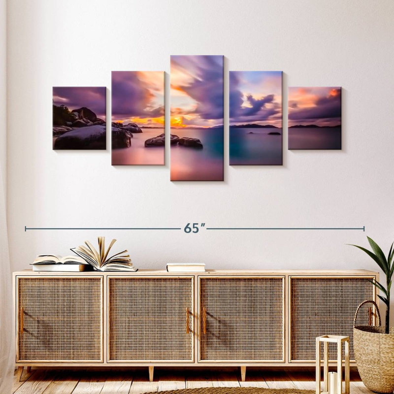Caribbean Avajane, 24" H x 55" W
