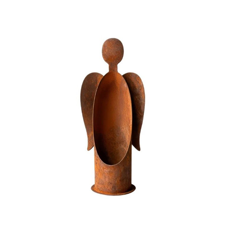 Bougeoir rouille