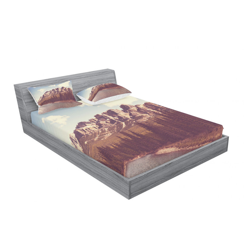 Microfiber Sheet Set, Queen Sheet Set with Fitted Sheet