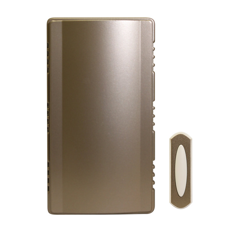 Satin Nickel Wireless Doorbell Kit