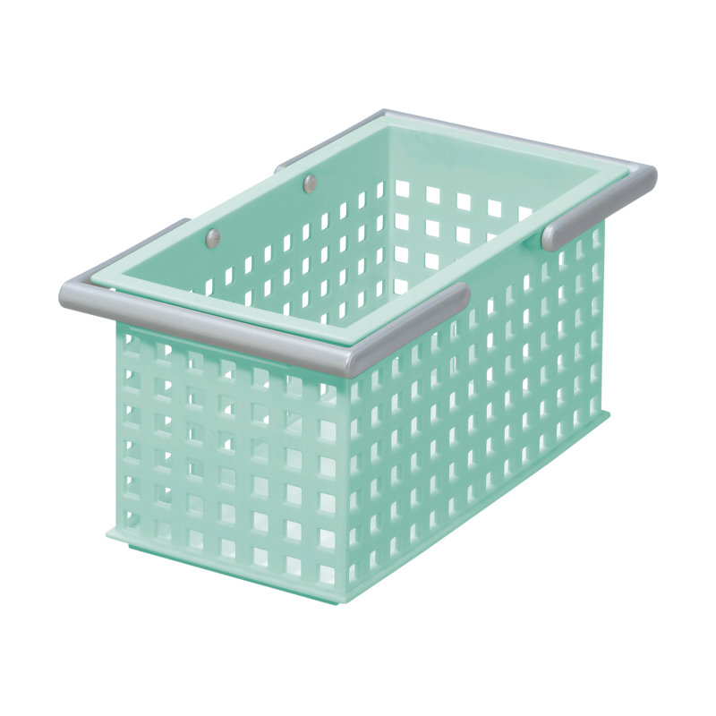 Ensemble de 2 bacs de rangement empilables Like-it, Gris, H 4,88 po x l 10,55 po x P 5,51 po