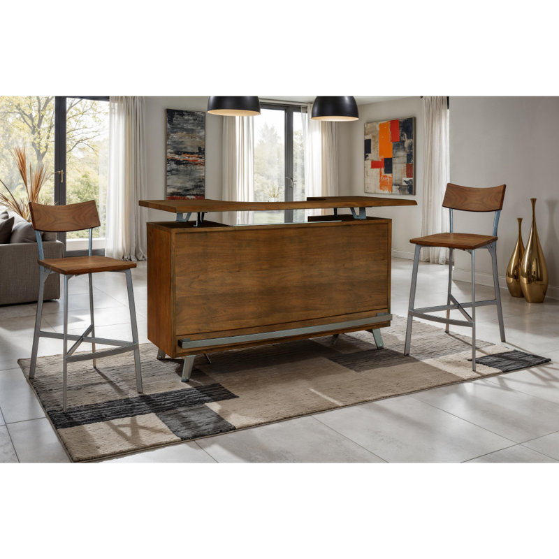 Solid Wood 31'' Stool