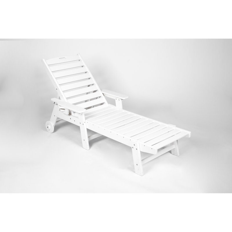 Chaise d'extérieur à 5 positions avec porte-gobelet et mouvement facile pour le patio
