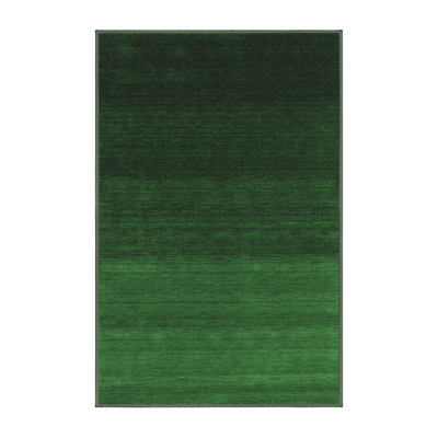 Washable Abstract Indoor Rug