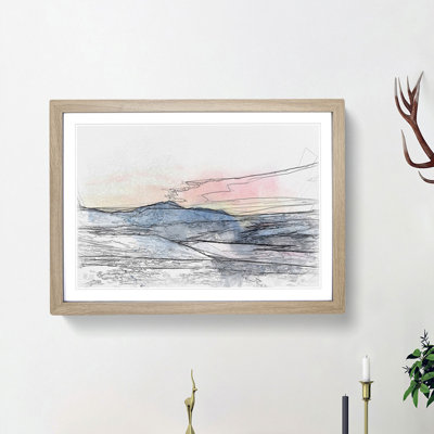 Mountains in Tromso Norway - Picture Frame Graphic Art Print