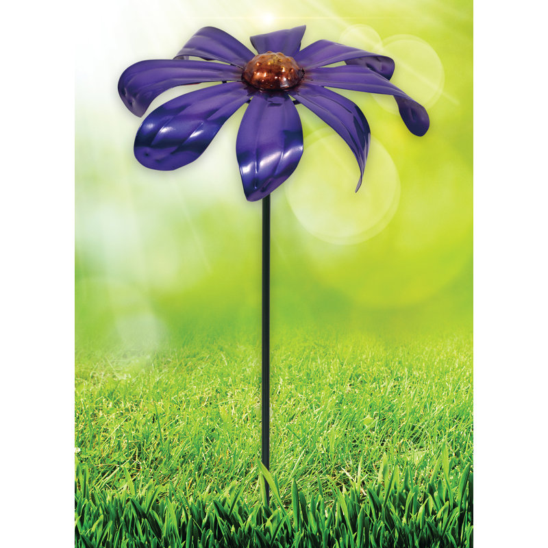 Piquet de jardin 1 pièce Turkekul, H 18,25 po x l 8 po x P 1 po, Mauve