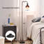 Lampe sur pied pour le salon, lampe sur pied industrielle minimaliste avec ampoule à DEL moderne-850091712