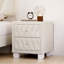 Table de chevet avec capitonnage à boutons Elegant-257887535