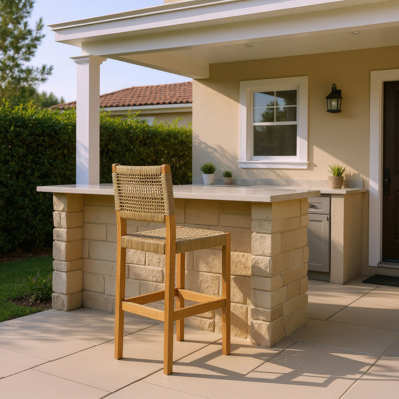 Tabouret de bar Corde beige