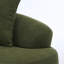 Causeuse verte incurvée: compact sans assemblage, petit canapé en chenille, éponge 30D, compact pour les appartements, L 65 po, 300 lb, 3 coussins-187993371-187993381