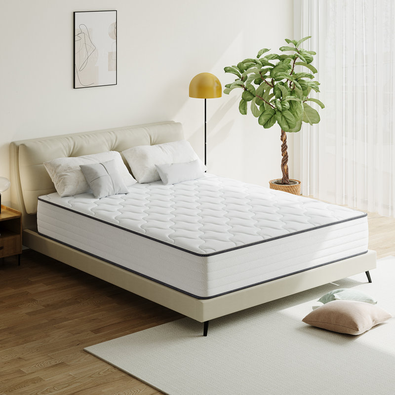 Alwyn Home 12" Plush Gel Memory Foam Pocket Spring Hybrid Mattress – CertiPUR-US, OEKO-TEX, SGS Certified, King, 12"