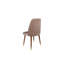 Ensemble de chaises élégantes (2 pièces), tissu en velours et pieds en bois de charme, beige et noyer | 19,7 po x 35,4 po x 19,3 po | Cadre 100% bois, dos en métal durable | Parfait pour les salons modernes et les salles à manger, confort élégant-1205289344-1205289356