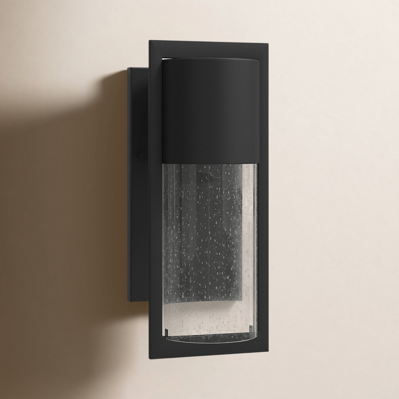 Bandit Outdoor Sconce, Black, Small, Incandescent
