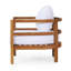 Eldridge Acacia Outdoor Lounge Chair