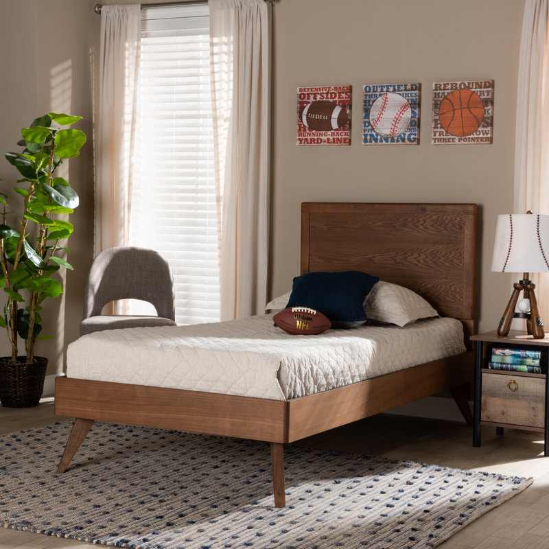 Lit plateforme simple avec matelas Cann