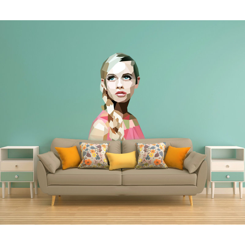 Entertainment Wall Decal, 73" H x 46" W