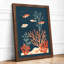 Goldfish Among Coral Coastal - Framed Print-307770741-307770730