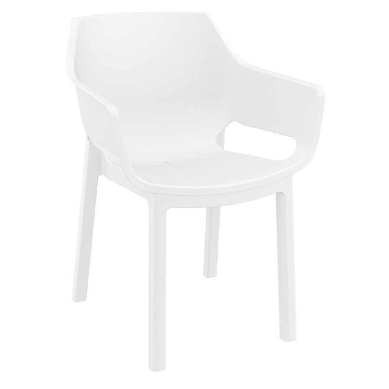 Fauteuil Dora, Blanc