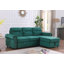 Canapé-lit modulaire réversible en tissu 96,5 po-350162094-350162095