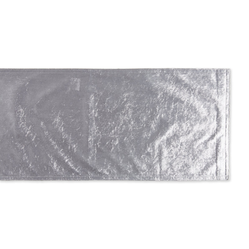 Chemin de table rouge en velours 14 x 108, Argent