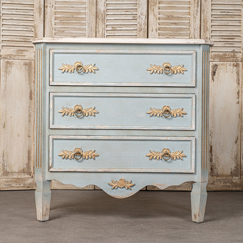 Commode autoportante 3 tiroirs, armoire d'appoint, commode