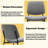 Modern Leather Upholstered Dining Chairs Set of 2-324413445
