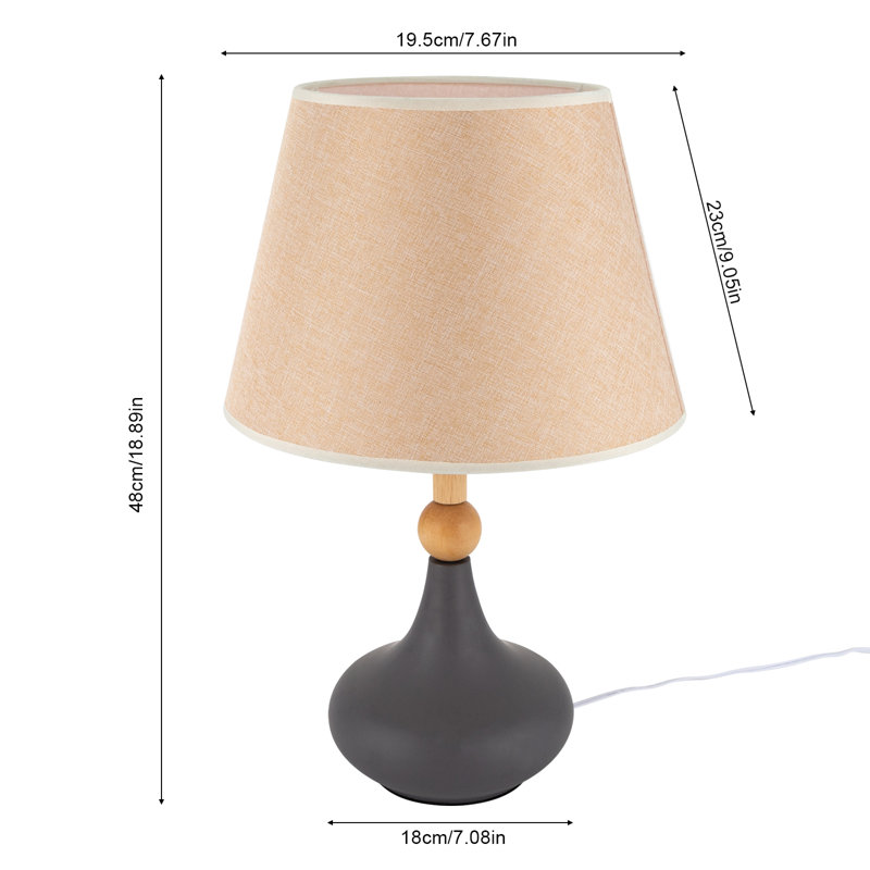 Lampe de table en bois Anastasaos