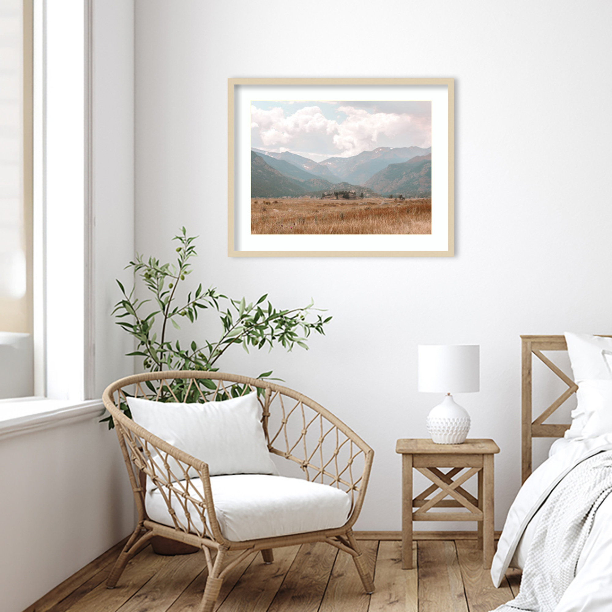 Wanderings by Alicia Abla, 26" H x 33" W x 1" D, Brown