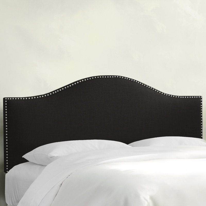 Regil Upholstered Headboard, King, Mystere Peacock Performance Velvet