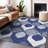 Premium Machine Washable Lisse Navy Rug-1874859086