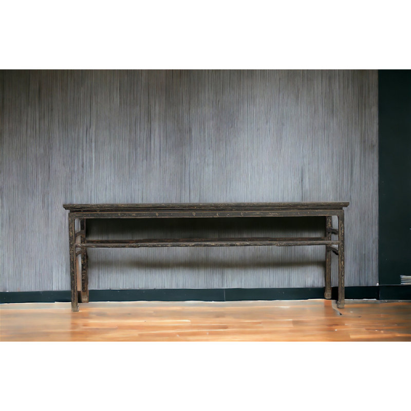 MingQing 89.4'' W Solid Wood Console Table