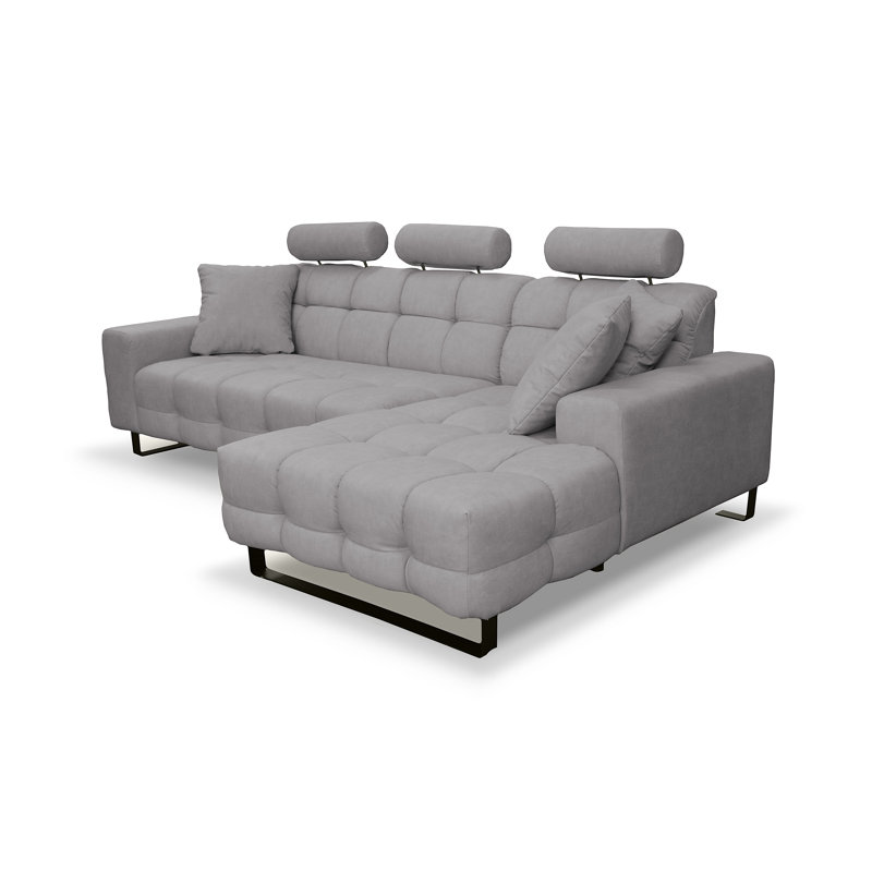 4 Seater Corner Sofa, Right Hand Facing, Grey