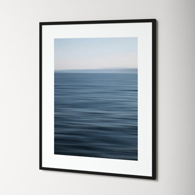 Abstract Blue Horizon Photo Print