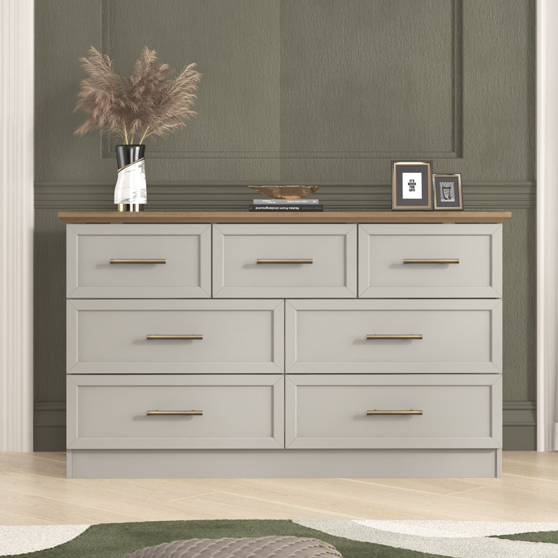 Cleverdon 7 Drawer Chest, Grey